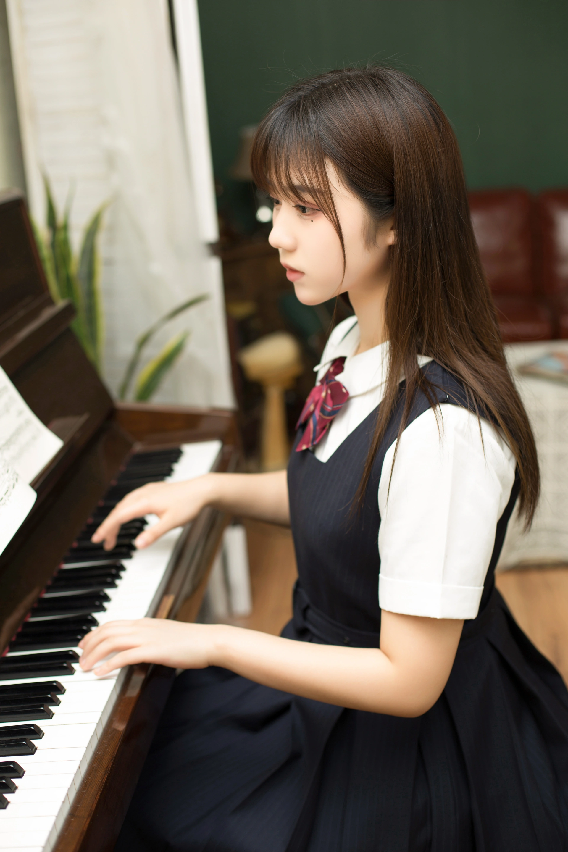镜酱 - NO.02 不知梦 制服 1